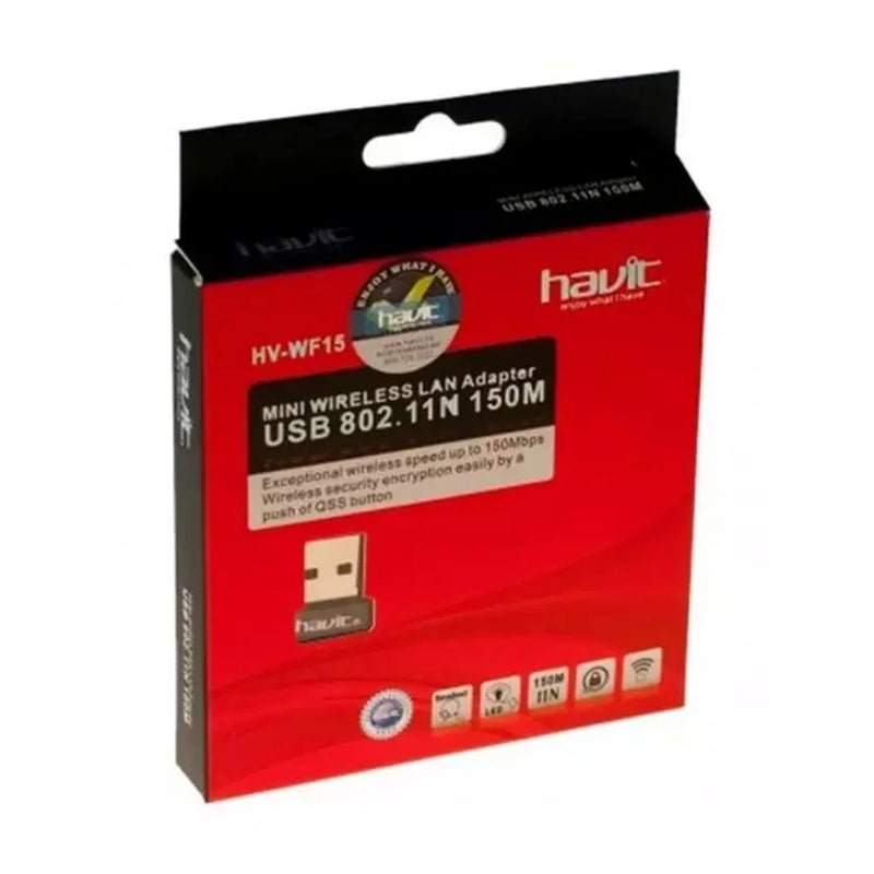  Havit WF15 150 MBPS Wi-Fi Adapter-Best Price In BD