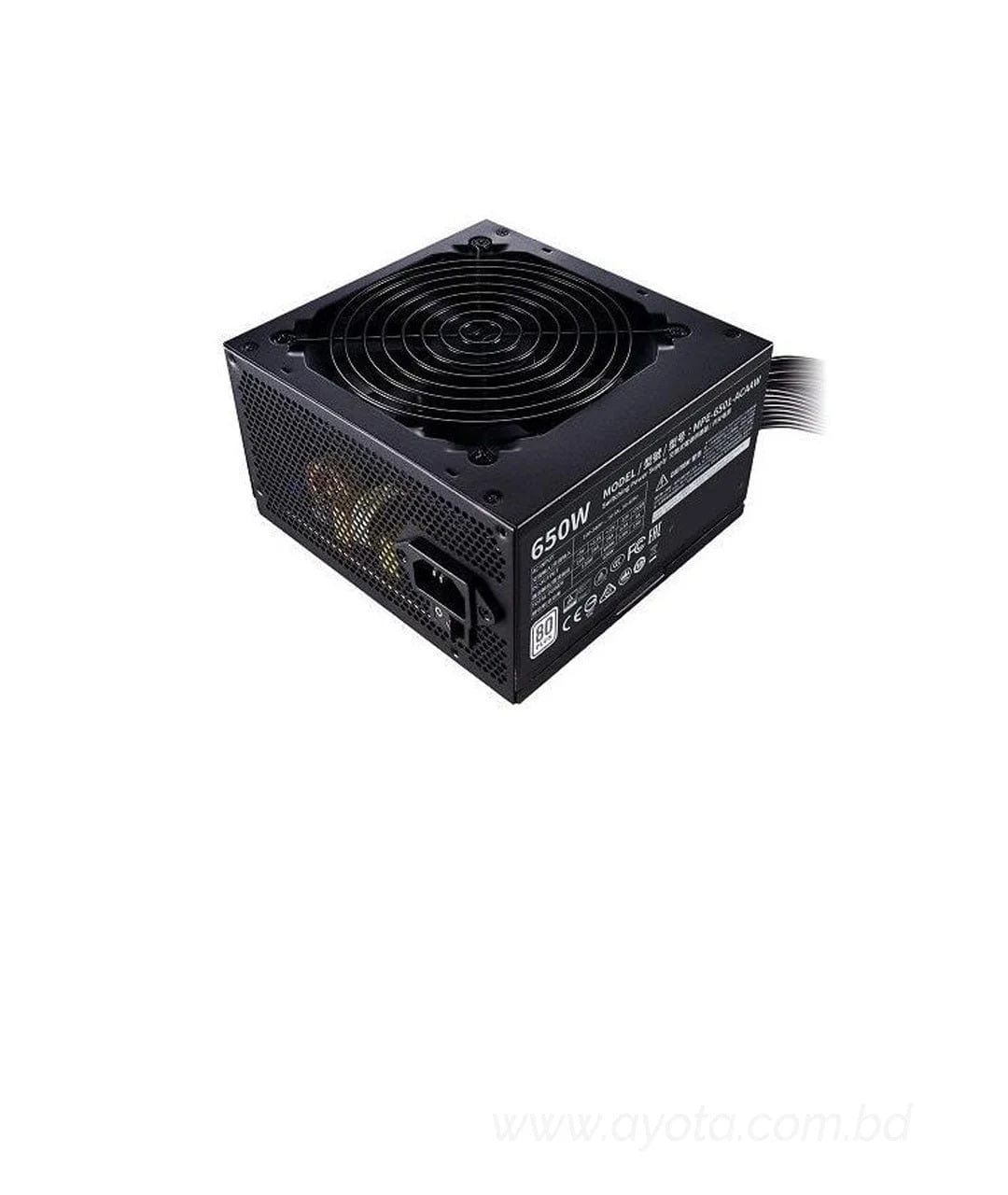 Cooler Master MWE 650W V2 Non-Modular 80 Plus White Certified Power Supply-Best Price In BD