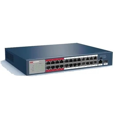 Hikvision DS-3E0326P-E/M(B) 24 Port Fast Ethernet Unmanaged POE Switch-price in bd