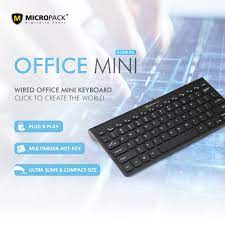 Micropack K2208 Black USB Mini Keyboard with Bangla-Best Price In BD  