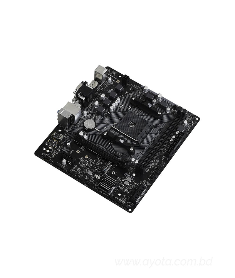 ASRock B550M-HDV AM4 AMD B550 SATA 6Gb/s Micro ATX AMD Motherboard