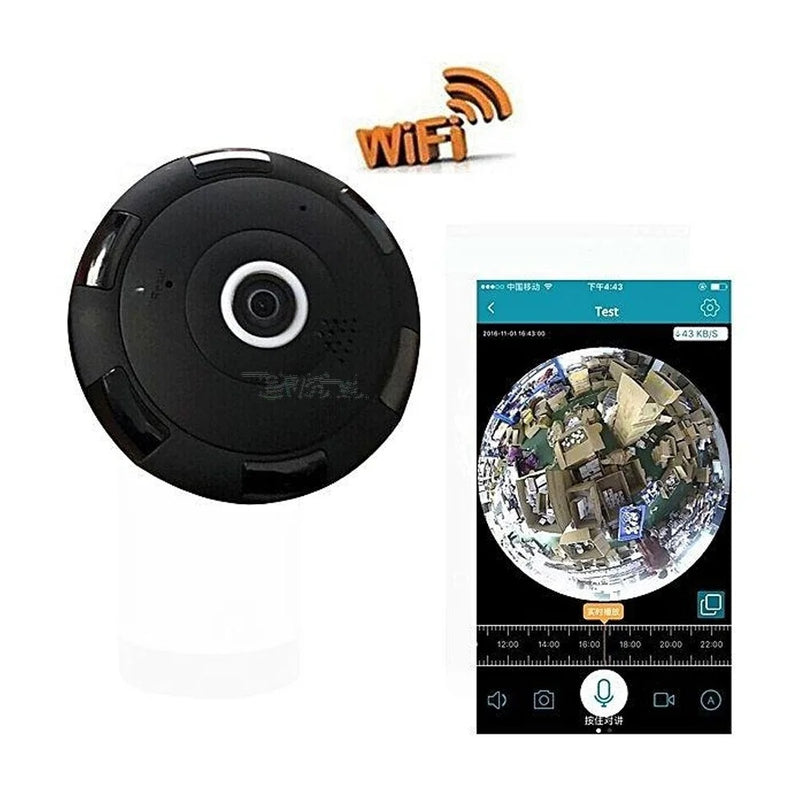 V380 IP Camera WiFi Mini 360 Degree CCTV Night Vision Camera-Best Price In BD