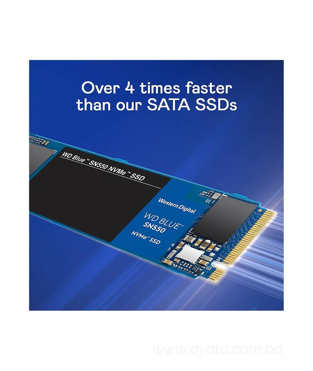 Western Digital BLUE SN550 250GB PCIe NVMe M.2 SSD-Best Price In BD