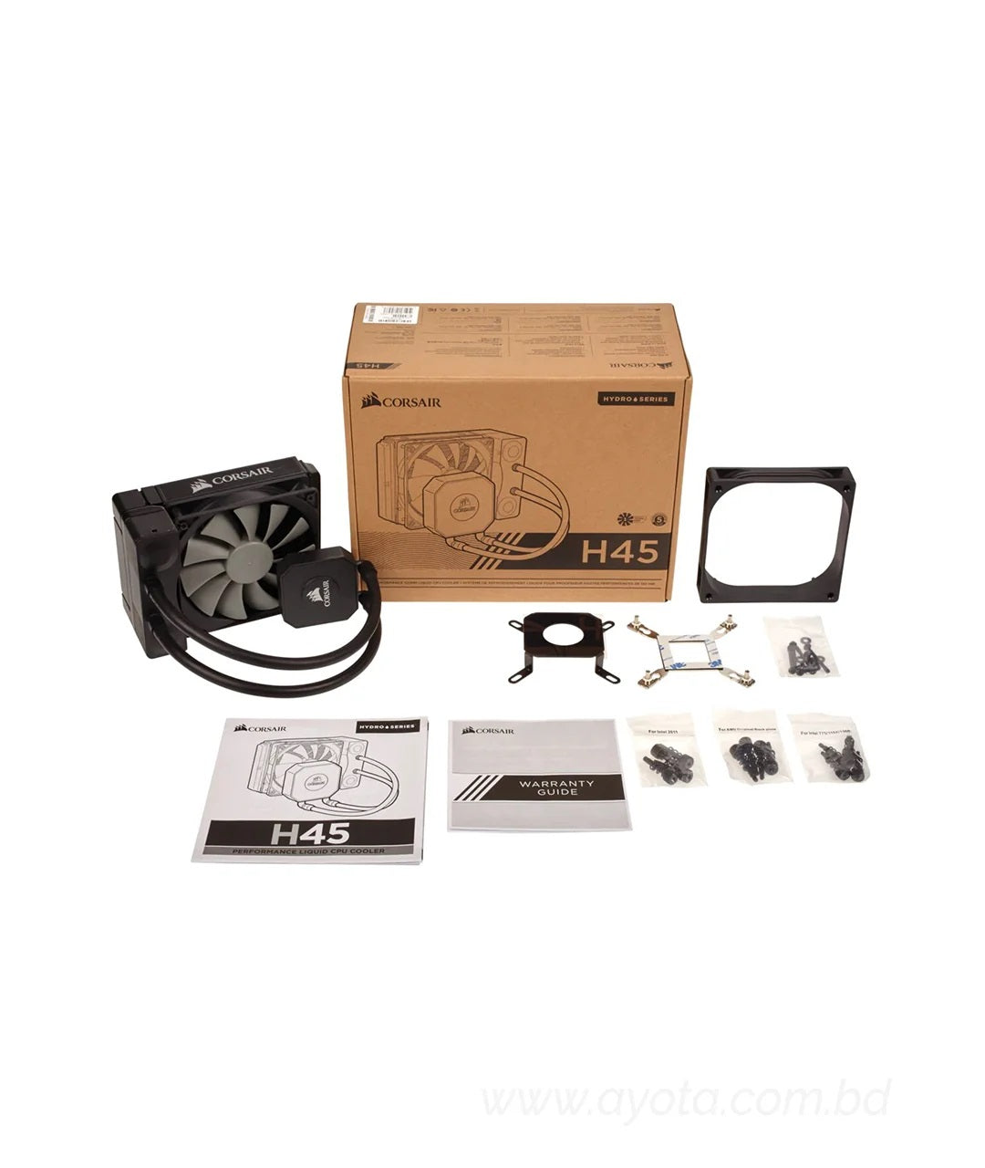 Corsair 2300 RPM Hydro Series H45 Liquid CPU Cooler