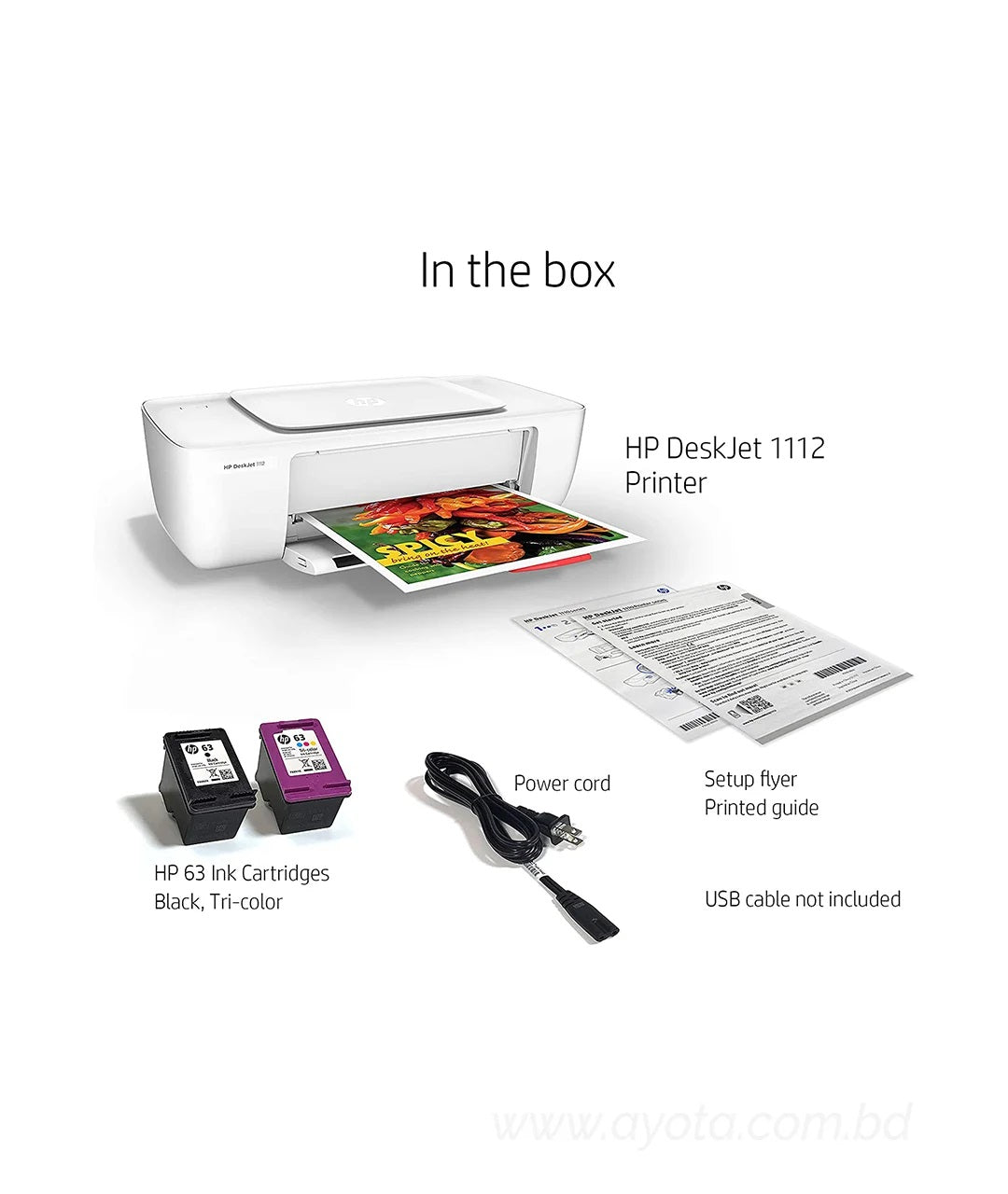 HP Deskjet 1112 Color Printer