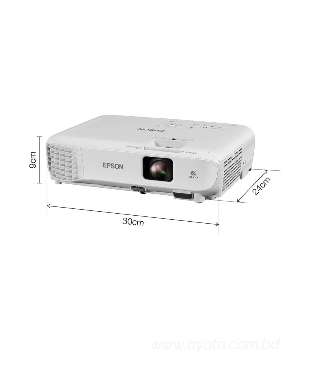 Epson EB-S05 3200 Lumens 3LCD SVGA Projector-Best Price In BD