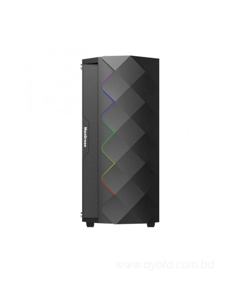 MAXGREEN A361 RGB MID TOWER GAMING CASE-BEST PRICE IN BD