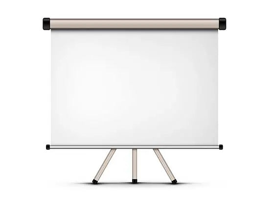 Apollo 96”x96” Tripod Projection Screen