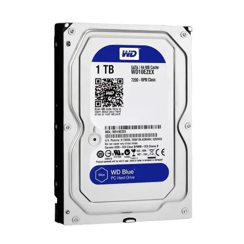 WD 1TB 7200 RPM 128MB Cache SATA 6.0Gb/s 3.5" Hard Drives - 3.2 (REFURPISH)