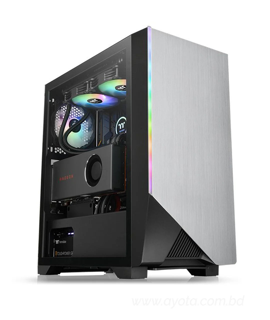 Thermaltake H550 TG ARGB Mid-Tower Chassis CA-1P4-00M1WN-00-Best Price In BD  