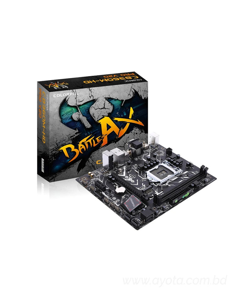 Colorful Battle-AX B360M-HD PRO V21 DDR4 Intel 8th/9th Gen LGA1151 Socket Mainboard-Best Price In BD