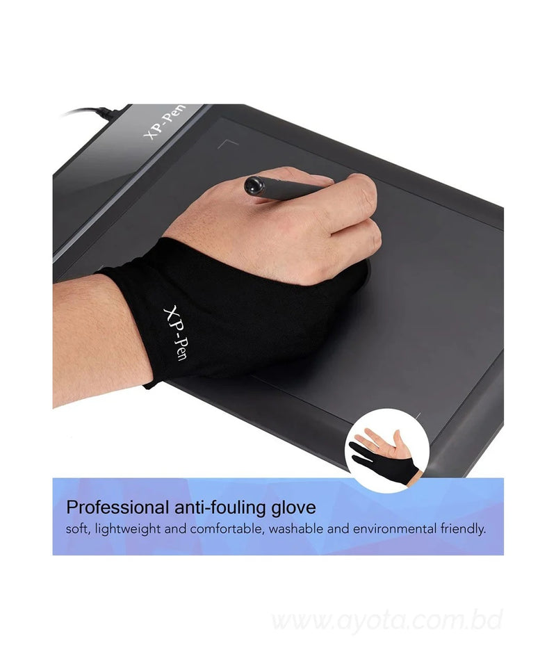 XP-Pen AC-01 Two-Finger Glove for Graphics Drawing Tablet Light Box Tracing Light Pad