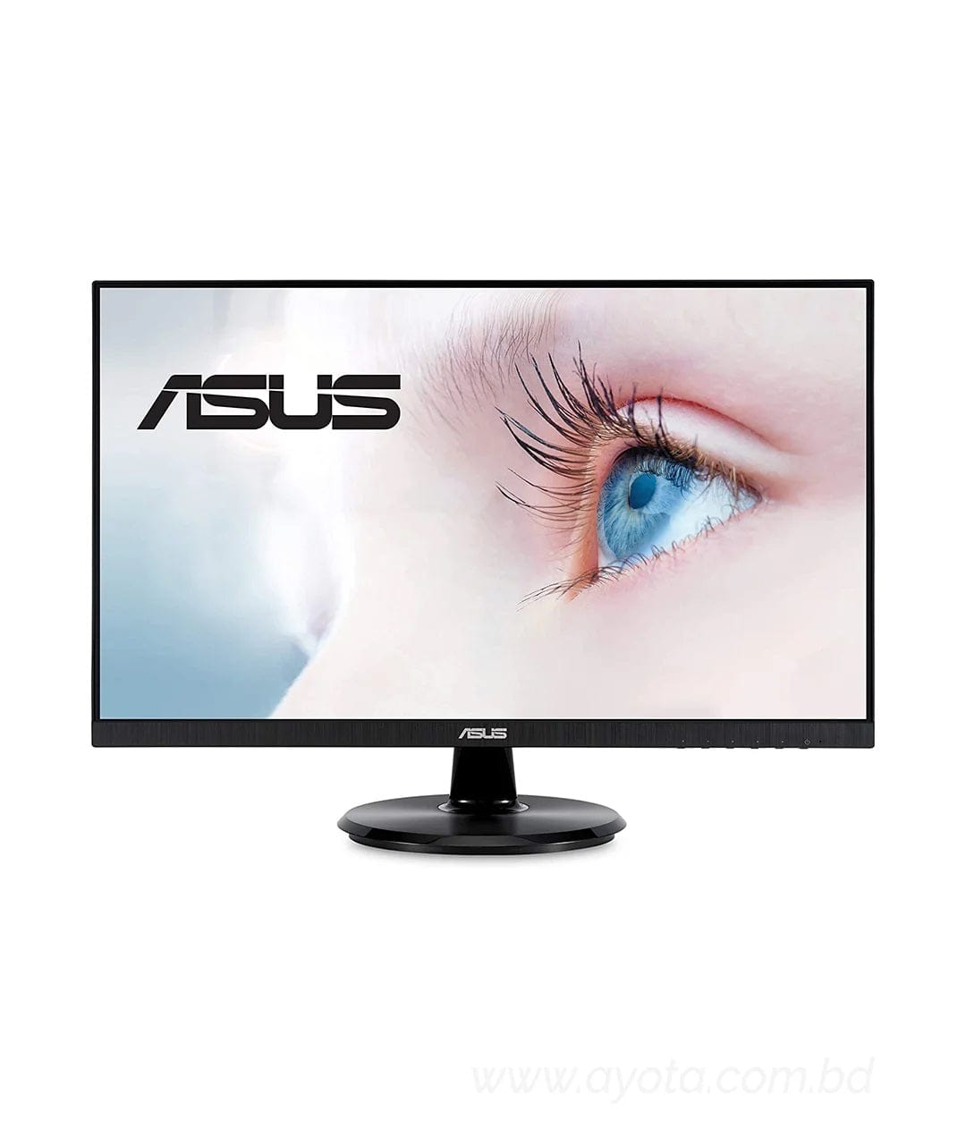 ASUS VA24DQ 23.8" Monitor, 1080P Full HD, 75Hz, IPS, Adaptive-Sync/FreeSync, Eye Care, HDMI DisplayPort VGA, Frameless, VESA Wall Mountable