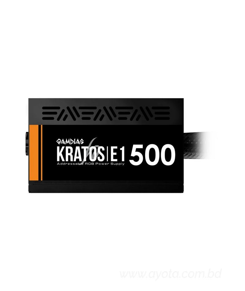 GAMDIAS KRATOS E1-500 500 WATT RGB POWER SUPPLY