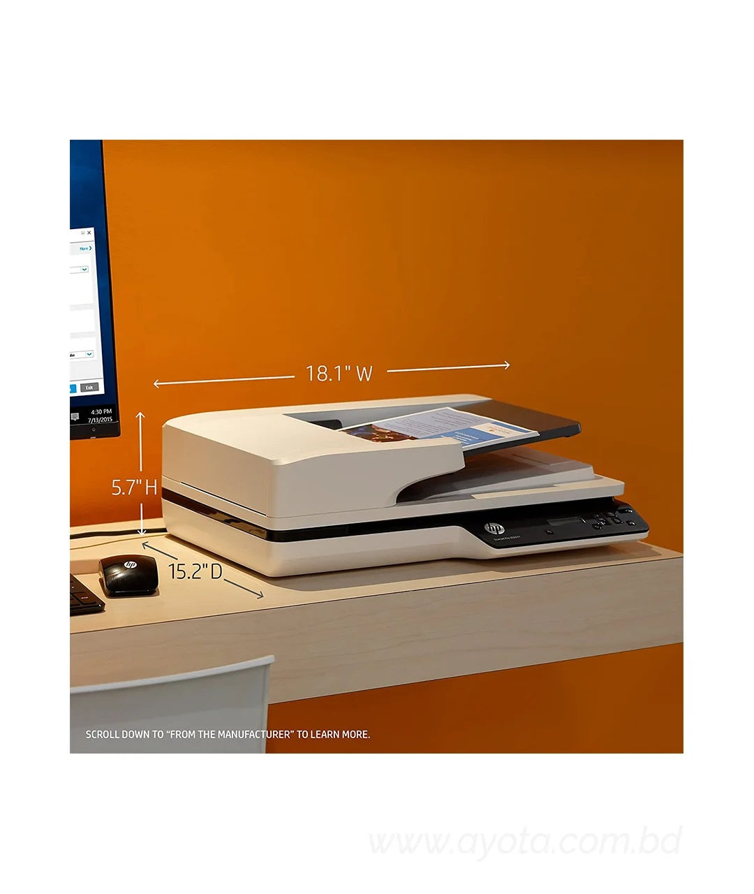 HP ScanJet Pro 3500 f1 Flatbed Scanner-Best Price In BD