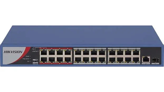 Hikvision DS-3E0326P-E/M(B) 24 Port Fast Ethernet Unmanaged POE Switch-price in bd