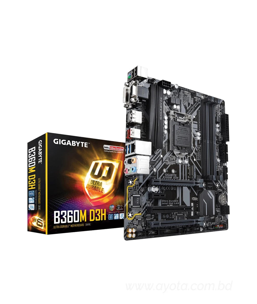 Gigabyte B360M D3H 8th Gen Micro ATX Motherboard-Best Price In BD