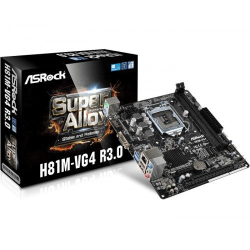 Asrock H81M-VG4 R3.0 Super Alloy ATX Motherboard-Best Price In BD