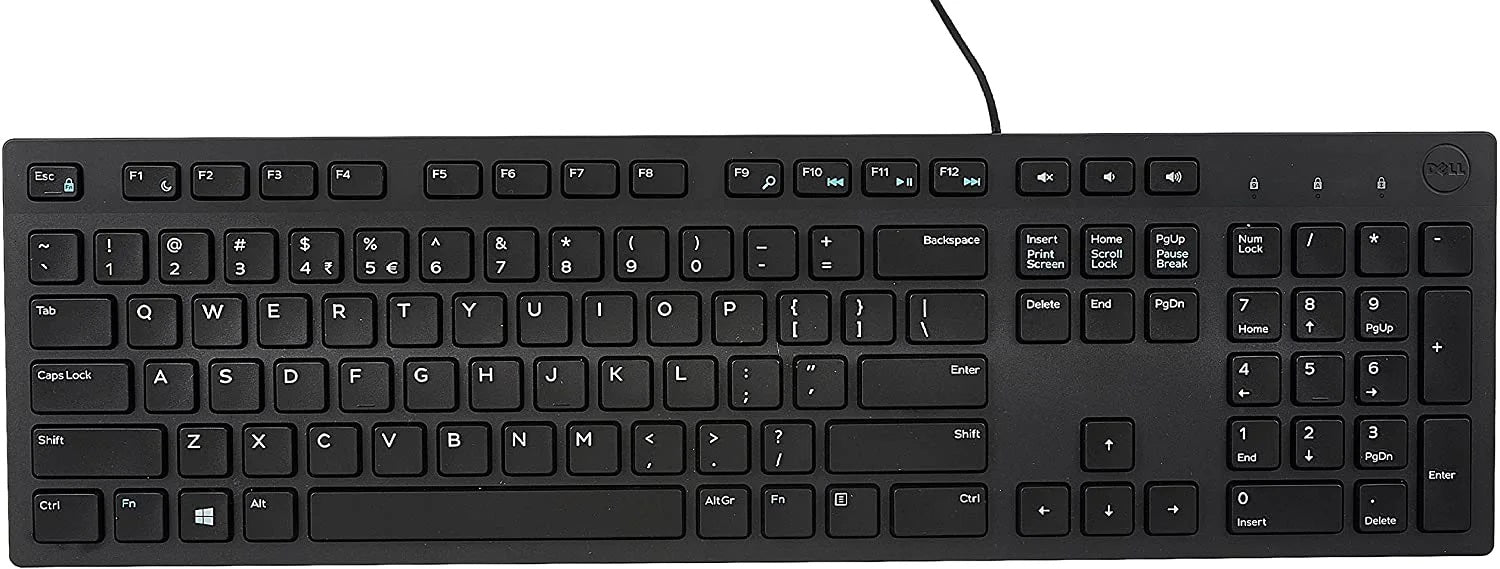 Dell Wired Keyboard - Black KB216 (580-ADMT)