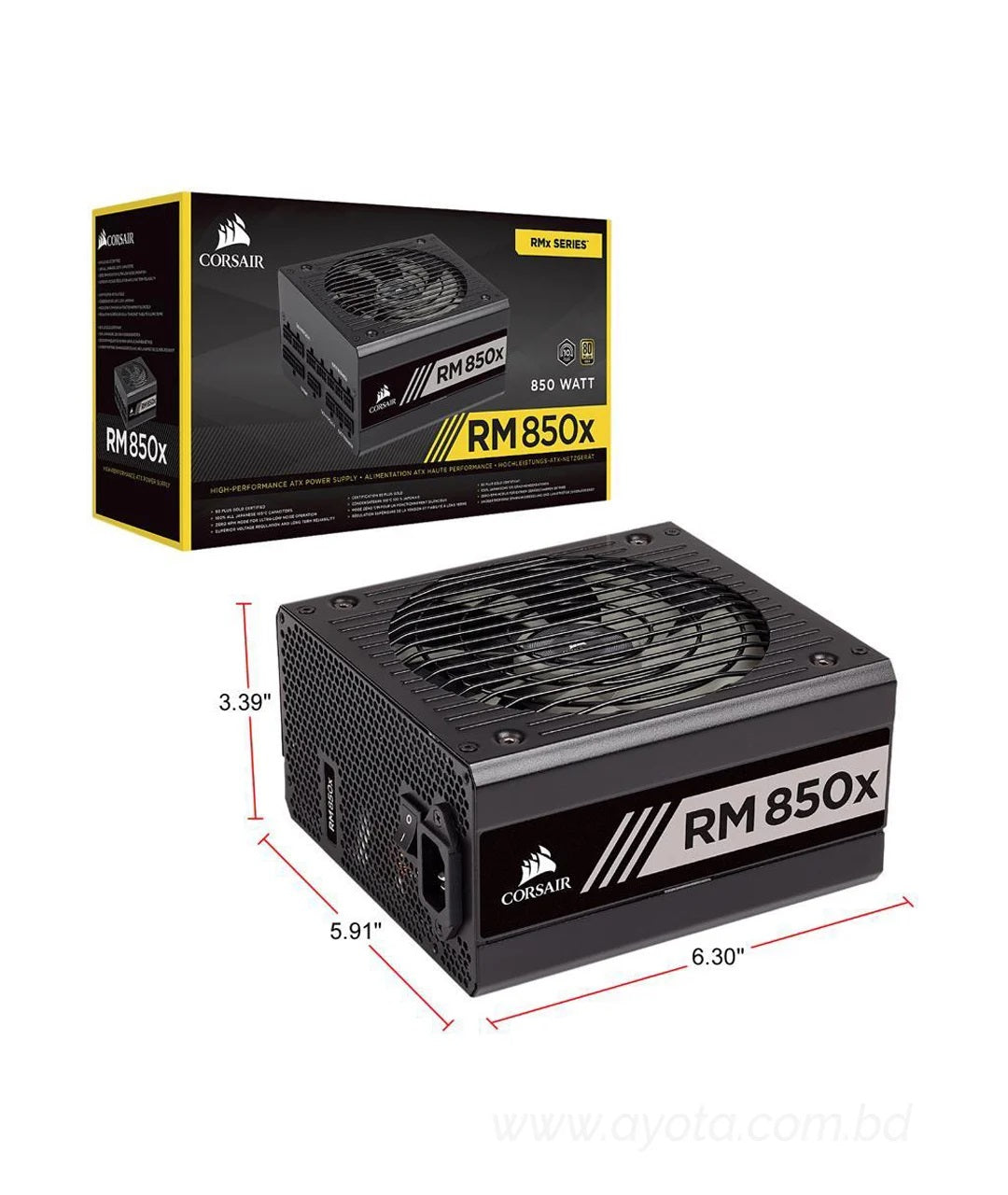 CORSAIR RMx Series RM850x 