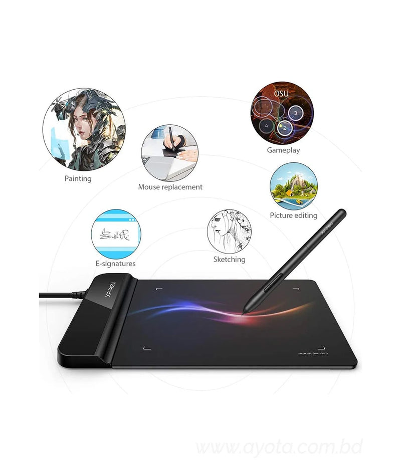 XP-Pen G430S OSU Tablet Ultrathin Graphic Tablet 4 x 3 inch Digital Tablet Drawing Pen Tablet for OSU