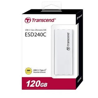 Transcend 120GB USB 3.1 Gen 2 USB Type-C ESD240C Portable SSD Solid State Drive TS120GESD240C