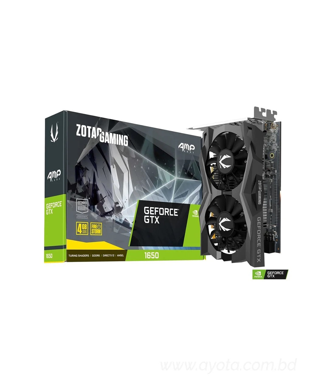 ZOTAC GAMING GeForce GTX 1650 AMP Core GDDR6 ZT-T16520J-10L