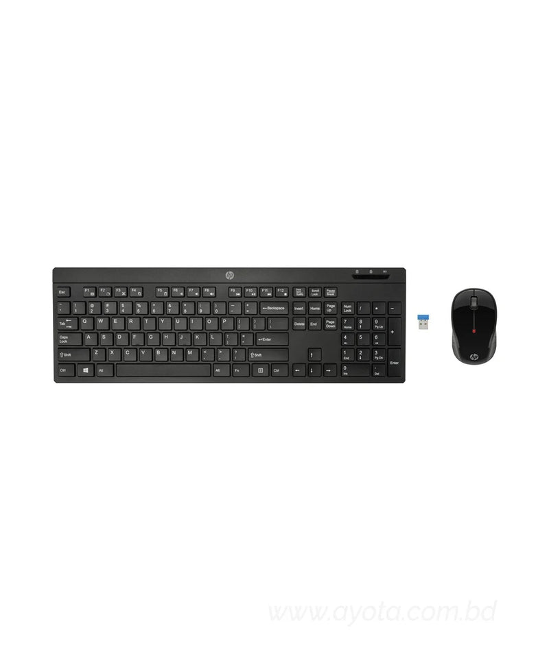 HP HP-200 Wireless Keyboard and Mouse Combo (Black)