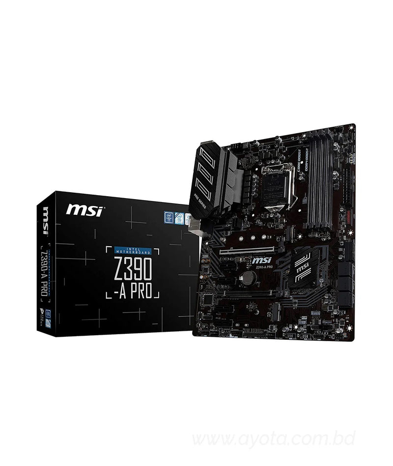 MSI Z390-A Pro 9th Gen ATX Motherboard-Best Price In BD