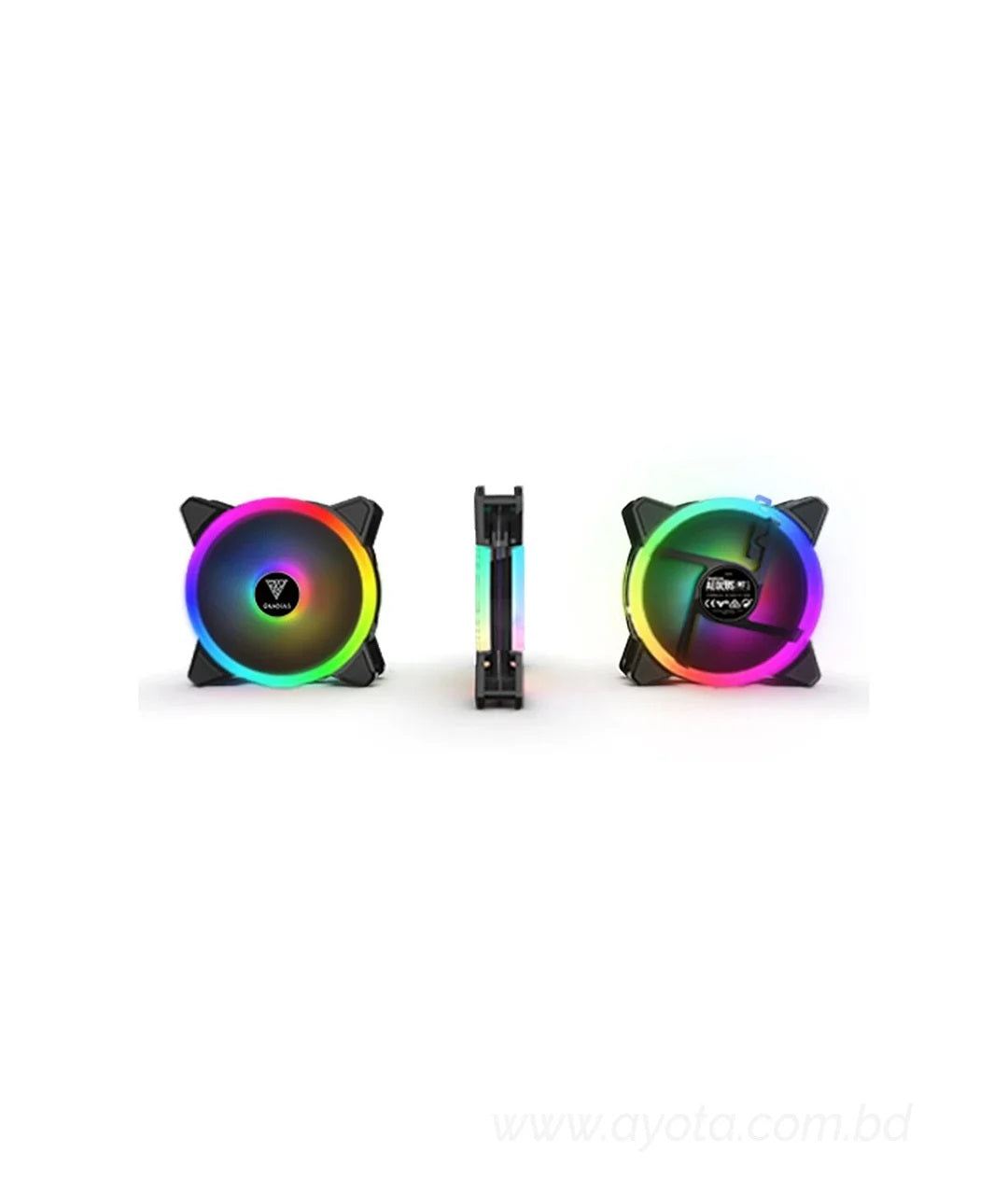 Gamdias Copper Base Plate CHIONE E2-120 Lite RGB Liquid CPU Cooler