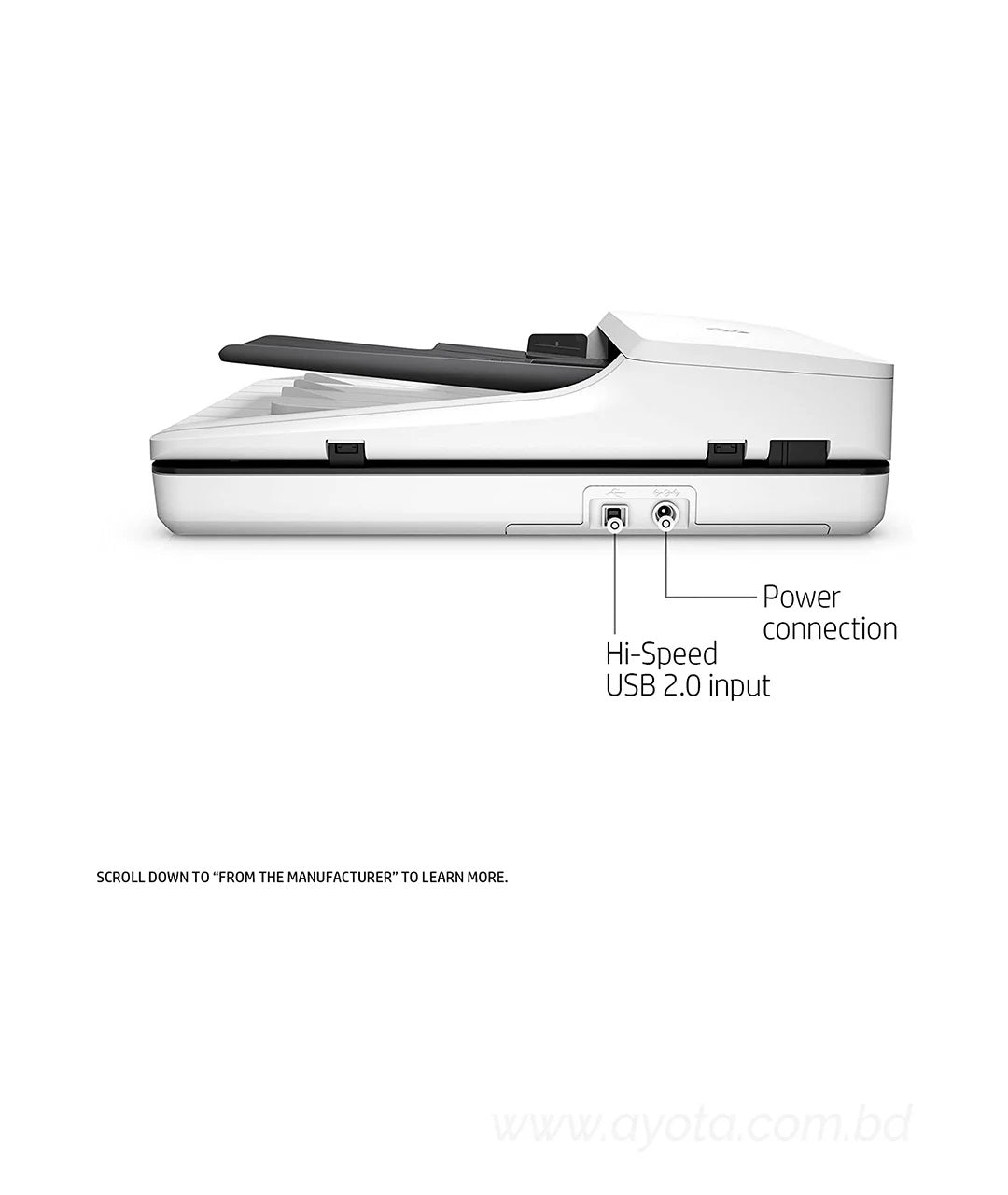 HP ScanJet Pro 2500F1 Flatbed and Sheet Fed Scanner-Best Price In BD