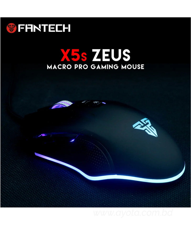 Fantech Optical Gaming Mouse Zeus X5S Macro