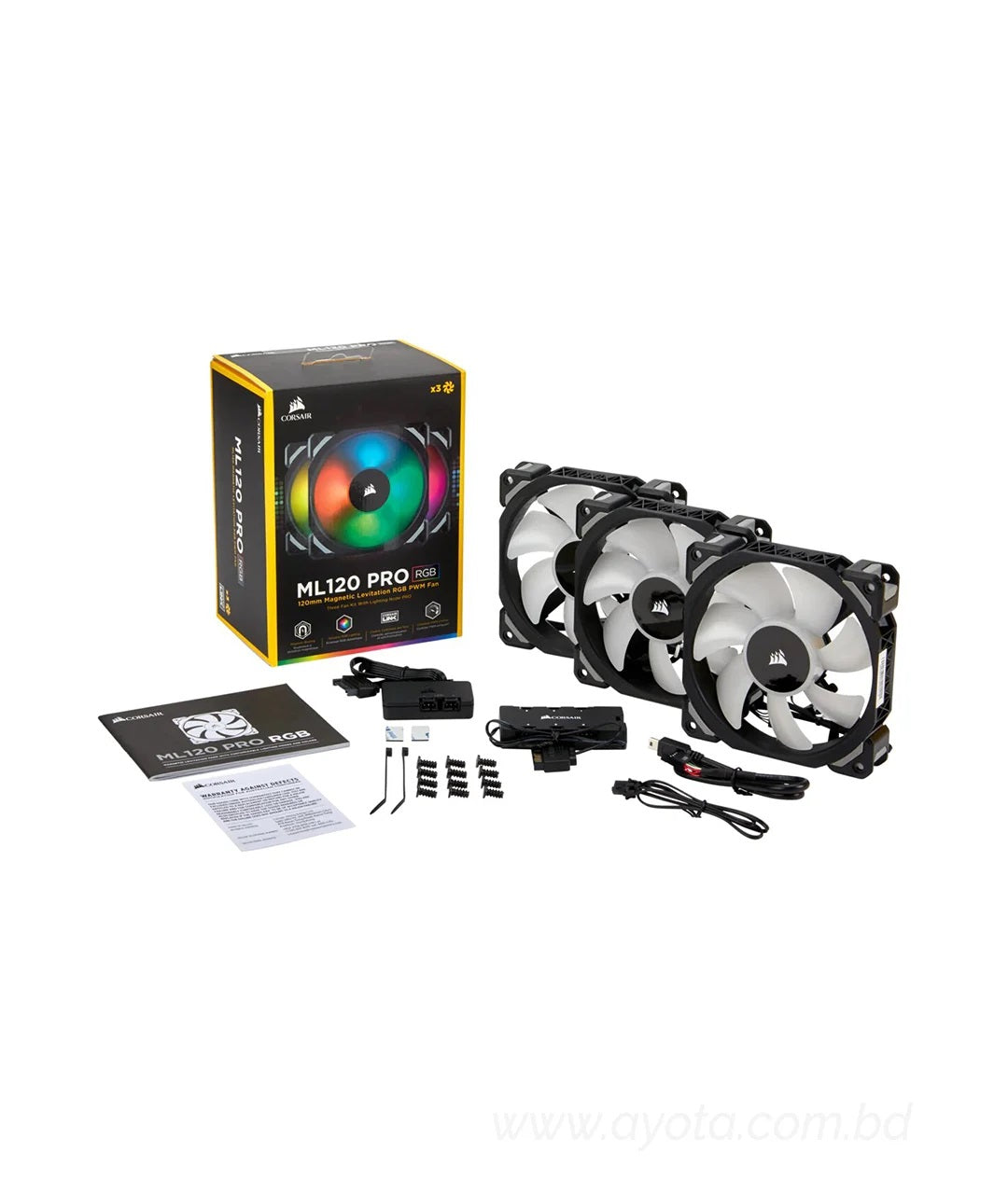 Corsair Magnetic Levitation ML120 Pro RGB Casing Fan