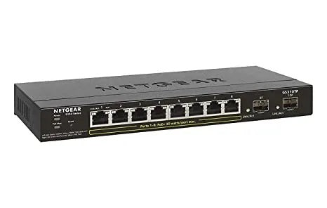 Netgear GS310TP 8-Port Gigabit PoE+ Ethernet Smart Switch-best price in bd