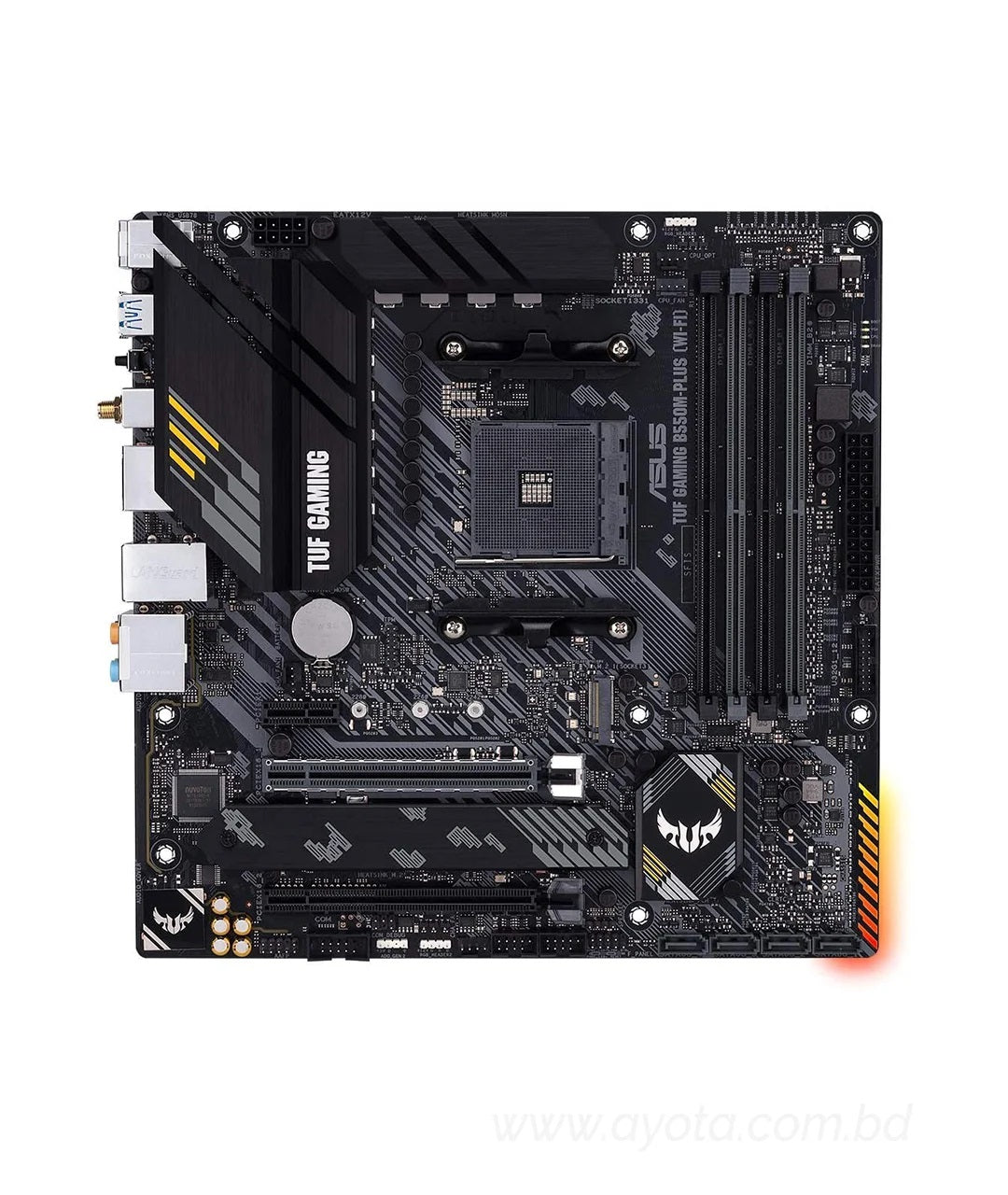 ASUS TUF GAMING B550M-PLUS AMD AM4 (3rd Gen Ryzen) Micro ATX Gaming Motherboard