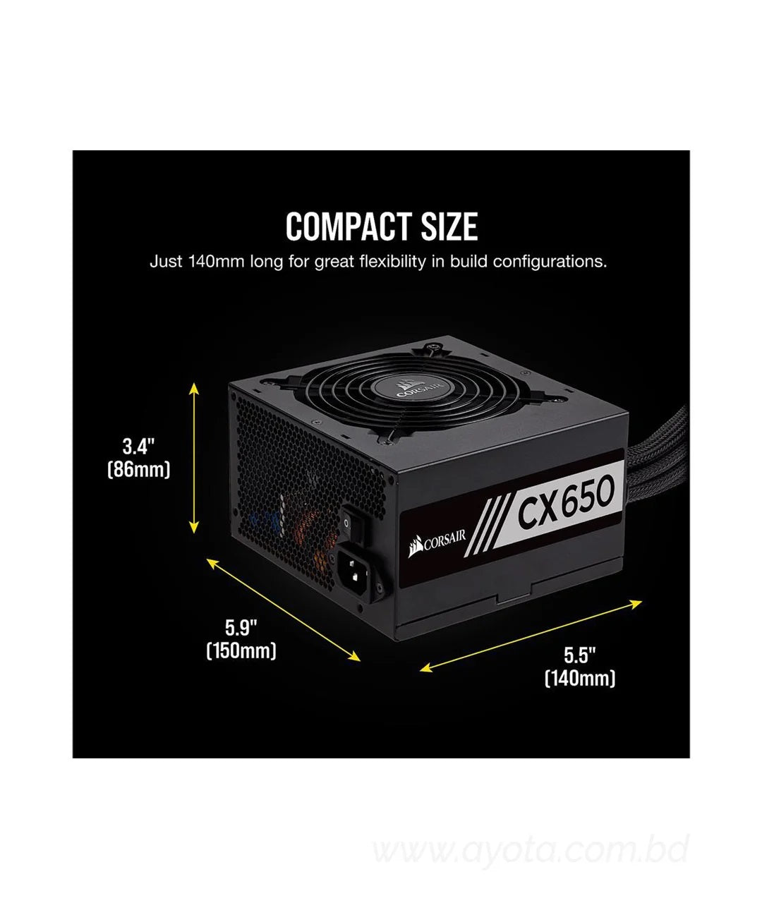 CORSAIR CX Series CX650 650W