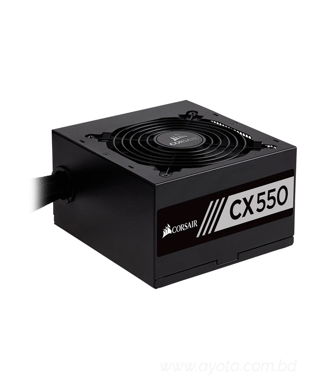 CORSAIR CX Series CX550 550W ATX12V / EPS12V 80 PLUS BRONZE Certified Active PFC Power Supply, CP-9020121-NA