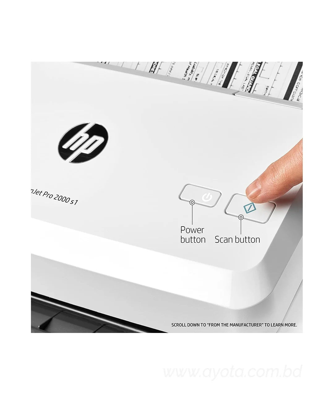 HP ScanJet Pro 2000 s1 Sheet-feed OCR Scanner-Best Price In BD