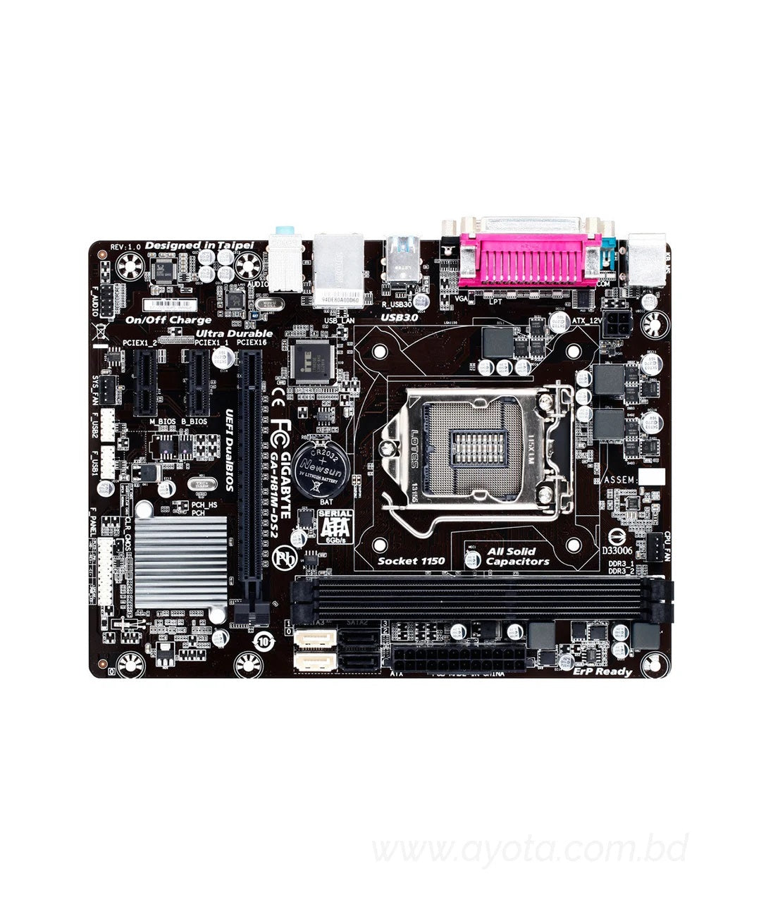 Gigabyte GA-H81M-DS2 Micro ATX Motherboard-Best Price In BD