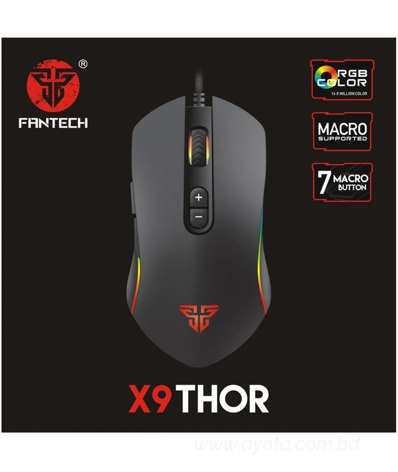 Fantech Macro RGB Gaming X9 THOR Mouse