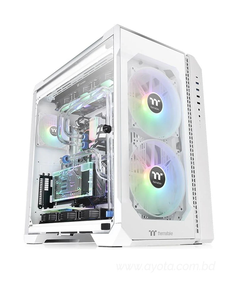 Thermaltake View 51 Tempered Glass Snow ARGB Edition-Best Price In BD   