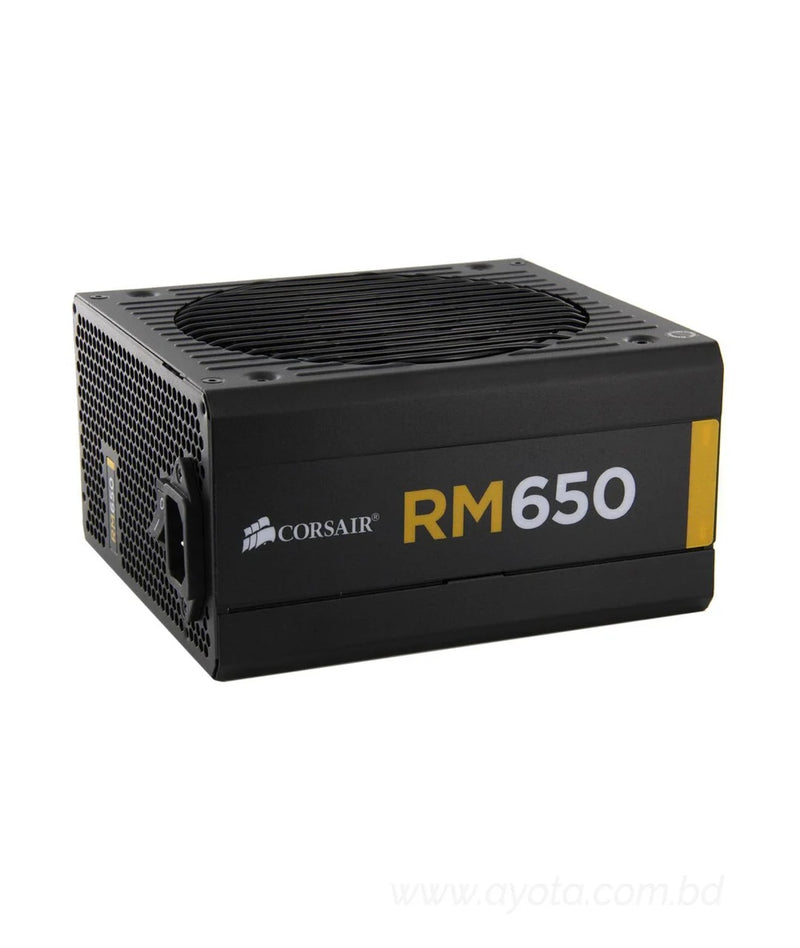 CORSAIR RM Series RM650 650W ATX12V v2.31 and EPS 2.92 80 PLUS GOLD Certified Full Modular Active PFC Power Supply
