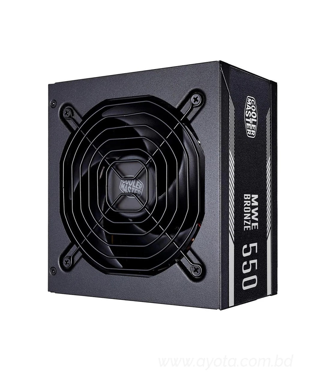 Cooler Master MWE 550 Watt Silencio Fan, Modular 80 PLUS Bronze Power Supply