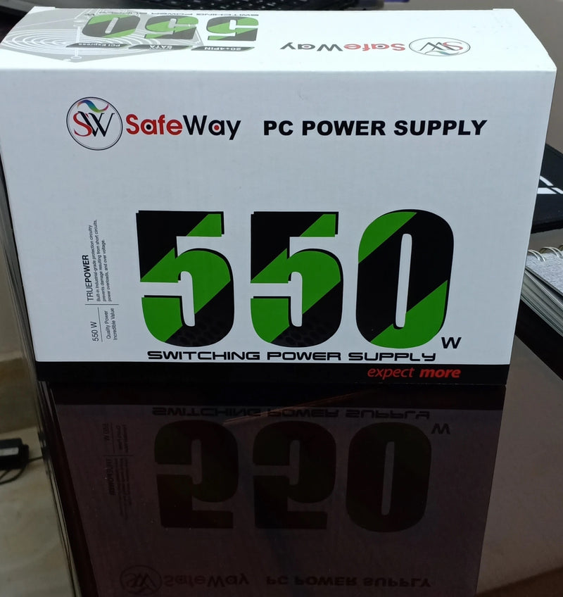 SAFE WAY 550W 550 Watt Power Supply