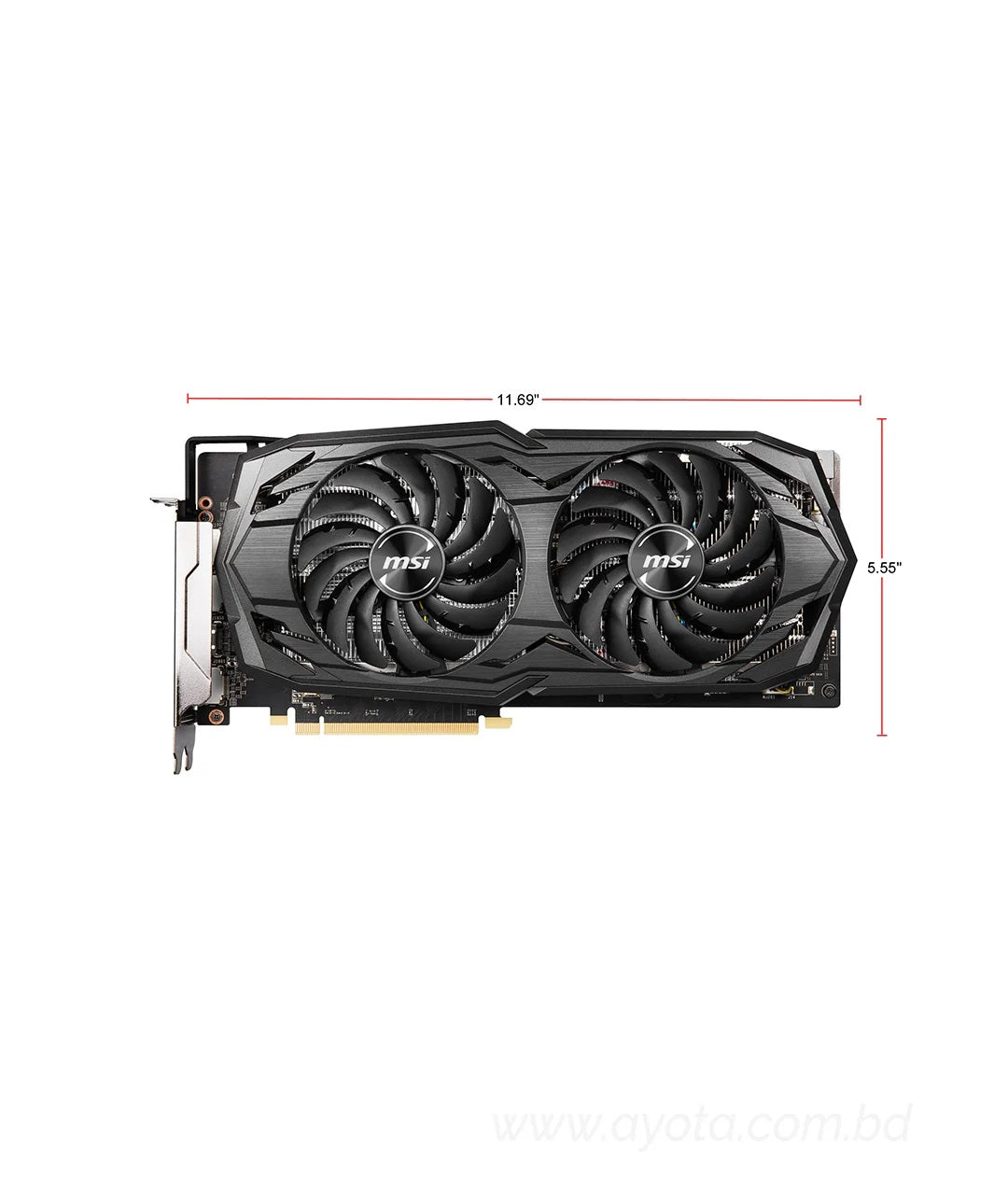 MSI Radeon RX 5600 XT DirectX 12 RX 5600 XT GAMING MX 6GB 192-Bit GDDR6 PCI Express 4.0 HDCP Ready Video Card