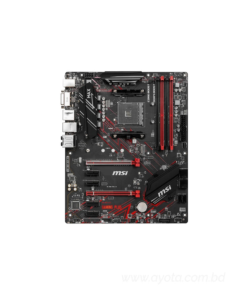 MSI B450 GAMING PLUS MAX AM4 AMD ATX Motherboard-Best Price In BD