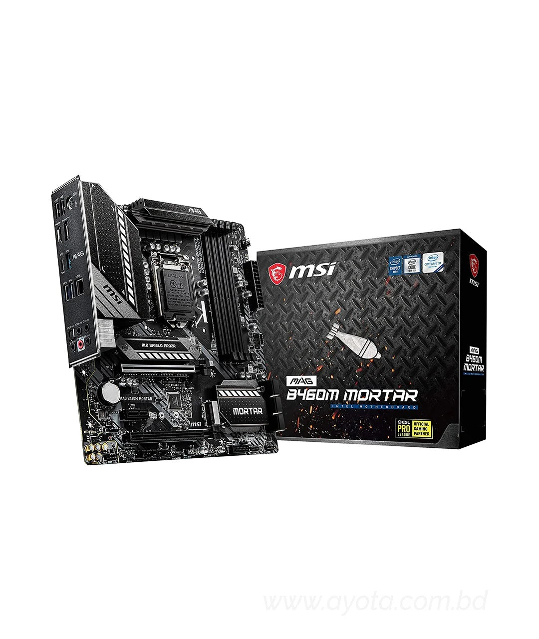 MSI MAG B460M Mortar Intel 10th Gen Micro-ATX Motherboard-Best Price In BD