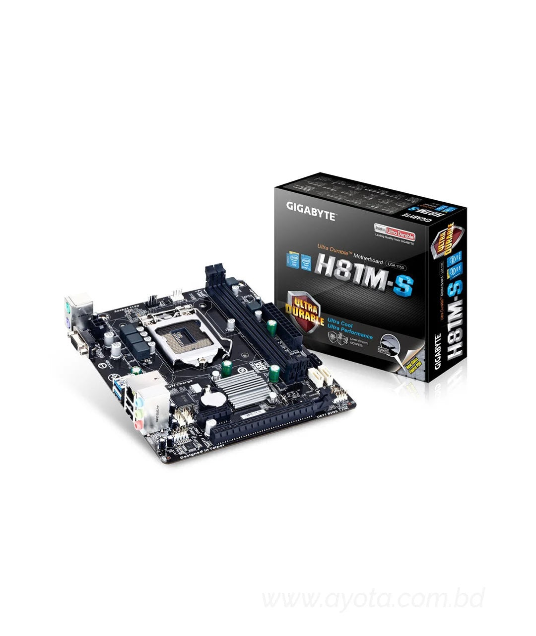 Gigabyte H81M-S 4th Gen Intel Motherboard  Intel® H81 Chipset