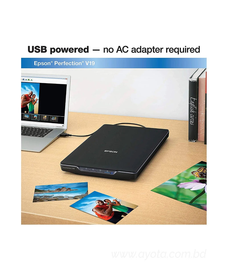 Epson Perfection V19 Flatbed color scanner Document Scanner-Best Price In BD