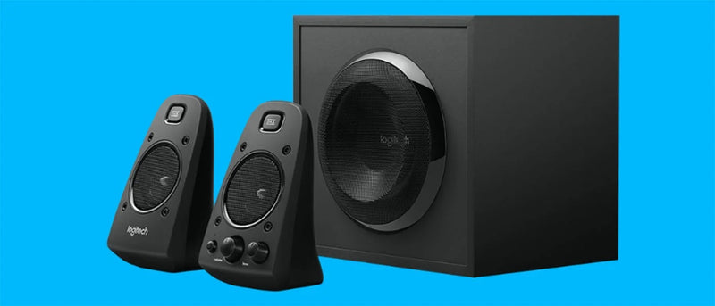 Logitech Z623 400 Watt Home Speaker System, 2.1 Speaker System - Black